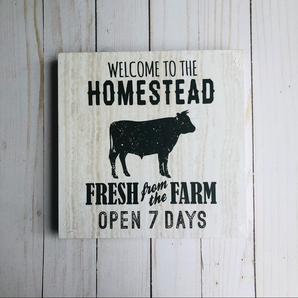 New! Welcome To The Homestead Fresh from the Farm